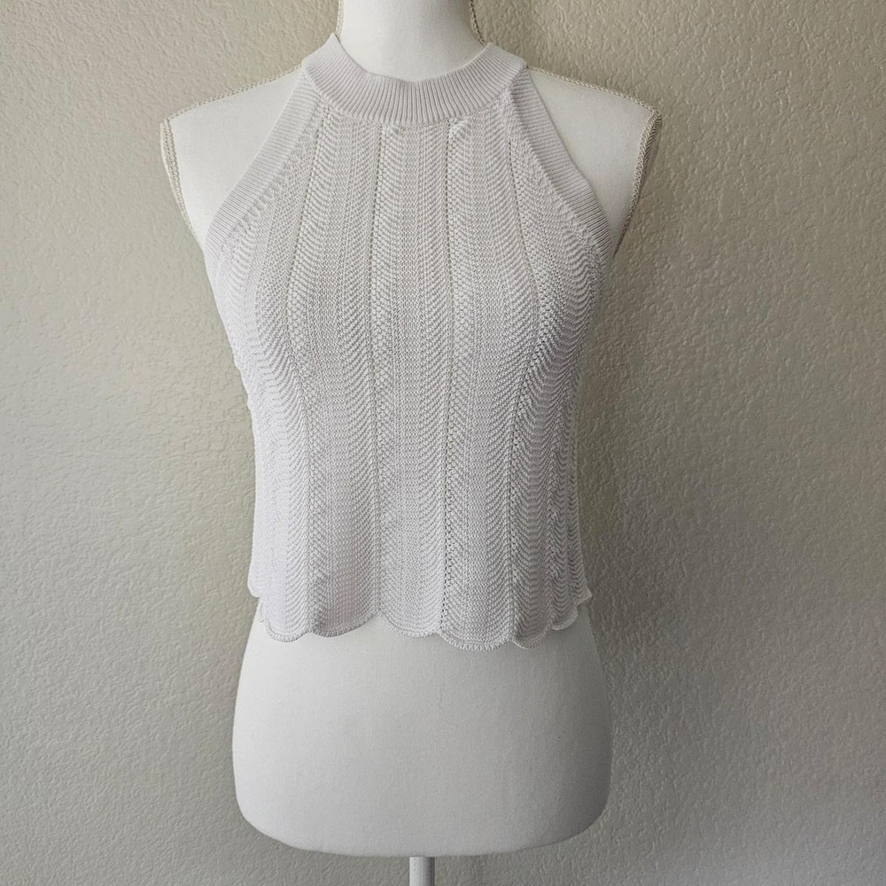 Aritzia Wilfret Coquette White Top